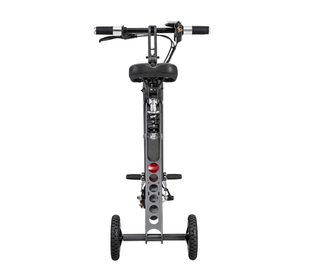 Żółty motorowy rower składany / Najmniejszy najlżejszy akumulator rowerowy ze wspomaganiem